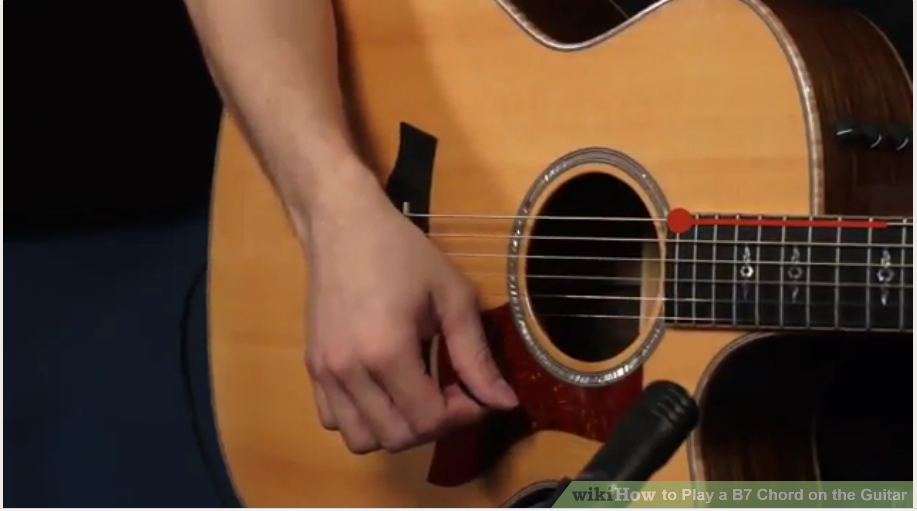 Hướng dẫn cách chơi hợp âm B7 trên Guitar