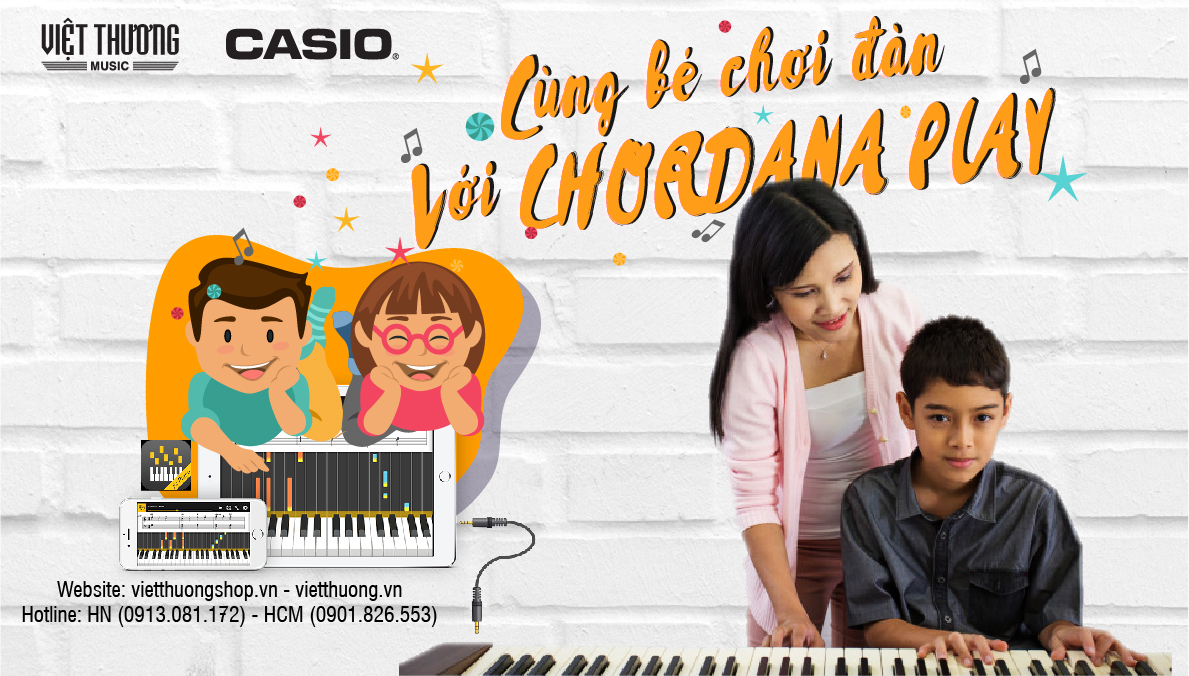 Cùng bé chơi đàn với Chordana play – Download Chordana trên Smartphone