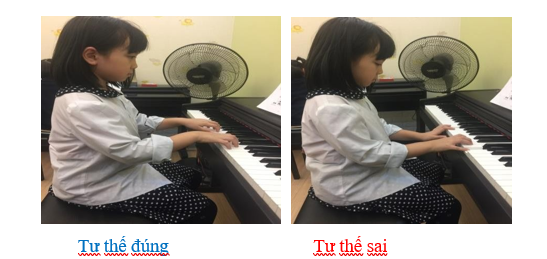 tư thế ngồi đàn piano