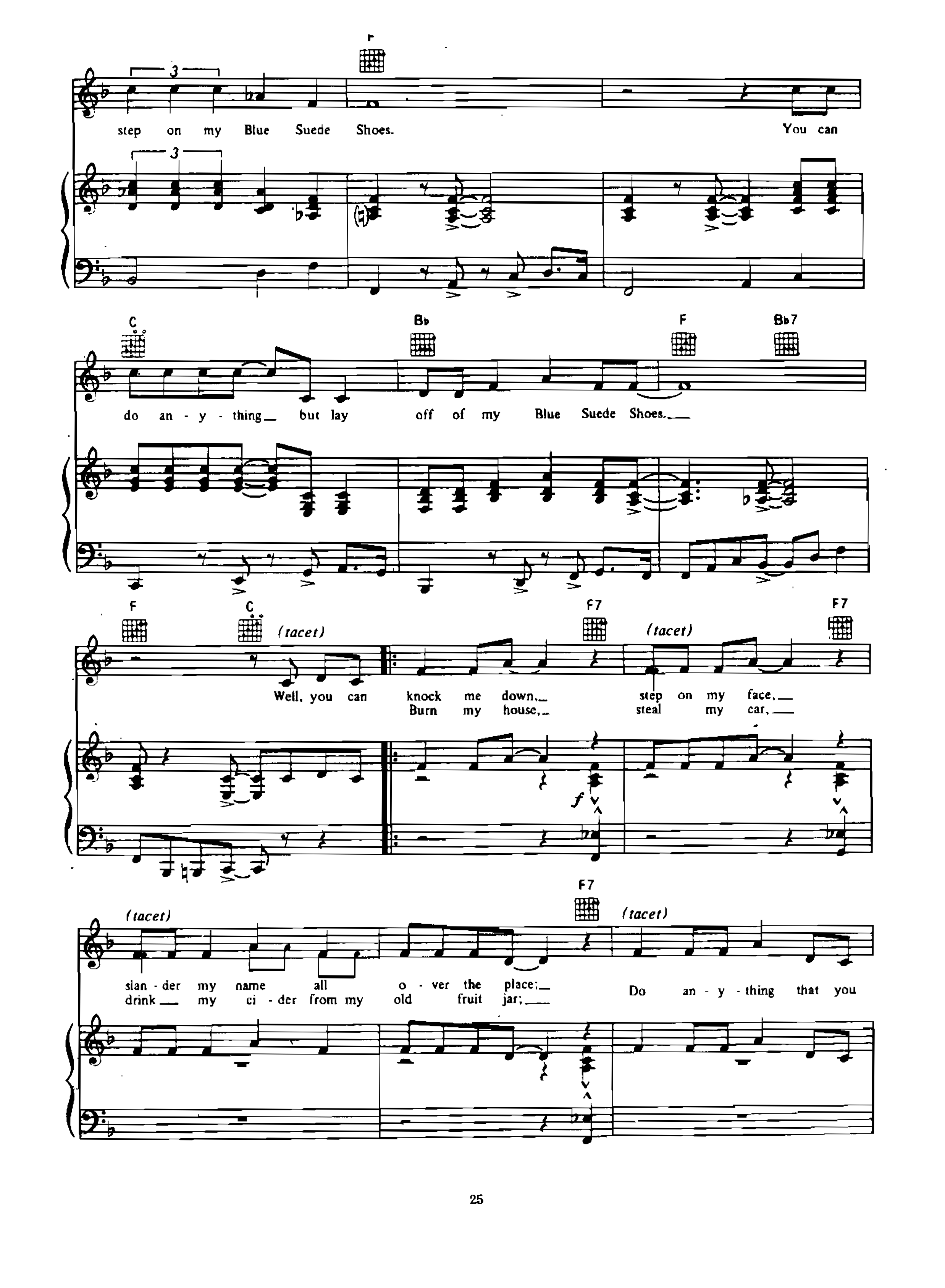 Chia sẻ: Elvis Presley với các ca khúc nổi tiếng soạn cho Piano và Guitar blue suede shoes