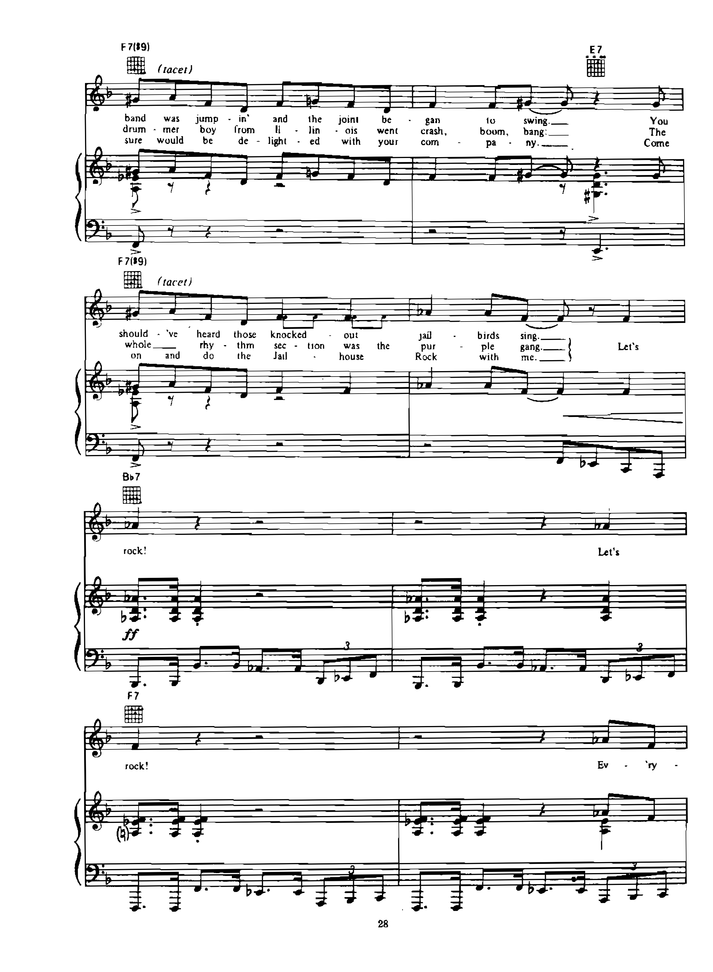 Chia sẻ: Elvis Presley với các ca khúc nổi tiếng soạn cho Piano và Guitar Jailhouse Rock