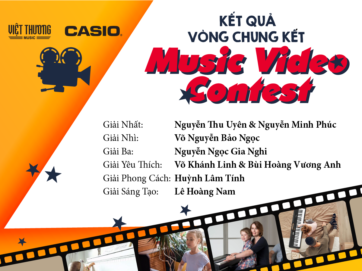 Công bố Quán quân cuộc thi MUSIC VIDEO CONTEST